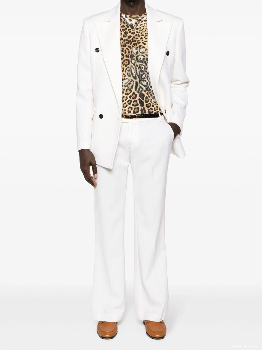 Cheap flared trousers virgin Versace wool Women 0419